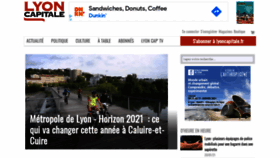 What Lyoncapitale.fr website looked like in 2021 (3 years ago)