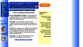 What Libertybasic.com website looked like in 2021 (3 years ago)