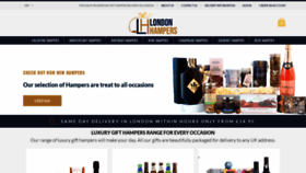 What Londonhampers.com website looked like in 2021 (3 years ago)