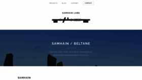 What La-samhna.de website looked like in 2021 (3 years ago)