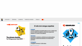 What Lenguaje.com website looked like in 2021 (3 years ago)