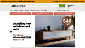 What Luxoliving.com.au website looked like in 2021 (3 years ago)