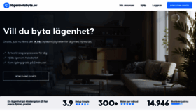 What Lagenhetsbyte.se website looked like in 2021 (3 years ago)