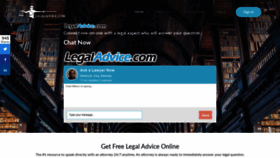 What Legaladvice.com website looked like in 2021 (3 years ago)