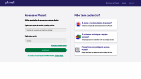 What Login.plurall.net website looked like in 2021 (3 years ago)