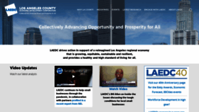 What Laedc.org website looked like in 2021 (3 years ago)