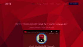 What Leeztv.com website looked like in 2021 (3 years ago)
