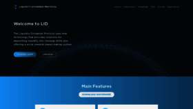 What Lid.sh website looked like in 2021 (3 years ago)