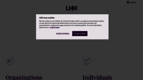 What Lhh.com website looked like in 2021 (3 years ago)