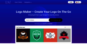 What Logomaker.net website looked like in 2021 (3 years ago)