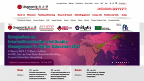 What Ln.edu.hk website looked like in 2021 (3 years ago)