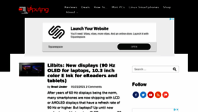 What Liliputing.com website looked like in 2021 (3 years ago)