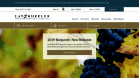 What Laywheeler.com website looked like in 2021 (3 years ago)
