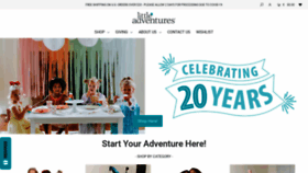 What Littleadventures.com website looked like in 2021 (3 years ago)