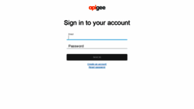 What Login.apigee.com website looked like in 2021 (3 years ago)