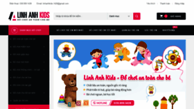 What Linhanhkids.com website looked like in 2021 (3 years ago)