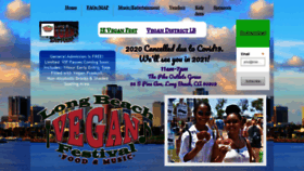 What Lbveganfest.com website looked like in 2021 (3 years ago)