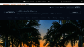 What Lemeridien-mauritius.com website looked like in 2021 (3 years ago)