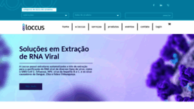 What Loccus.com.br website looked like in 2021 (3 years ago)