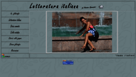 What Letteratura-italiana.com website looked like in 2021 (3 years ago)