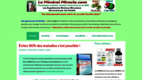 What Lemineralmiracle.com website looked like in 2021 (3 years ago)