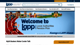 What Lapp.ca website looked like in 2021 (3 years ago)