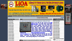 What Lioanhatlinh.com website looked like in 2021 (3 years ago)