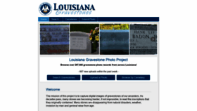 What Louisianagravestones.org website looked like in 2021 (3 years ago)