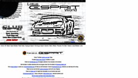 What Lotusespritworld.com website looked like in 2021 (3 years ago)
