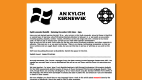 What Learncornishdreckly.org.uk website looked like in 2021 (4 years ago)