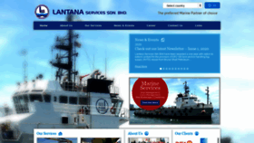 What Lantana-services.com website looked like in 2021 (3 years ago)