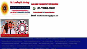 What Lovepsychicastrology.com website looked like in 2021 (3 years ago)