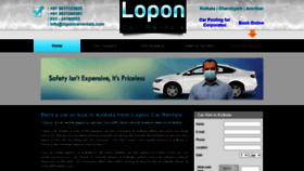 What Loponcarrentals.com website looked like in 2021 (3 years ago)