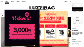 What Luzzibag.com website looked like in 2021 (3 years ago)