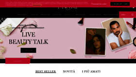 What Lancome.it website looked like in 2021 (4 years ago)