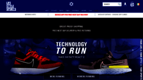 What Lifestylesports.com website looked like in 2021 (3 years ago)