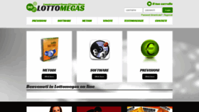 What Lottomegas.com website looked like in 2021 (3 years ago)