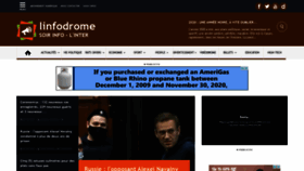 What Linfodrome.com website looked like in 2021 (3 years ago)