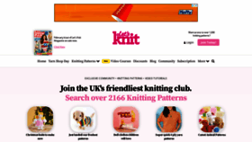 What Letsknit.co.uk website looked like in 2021 (3 years ago)