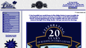 What Ladahomes.com website looked like in 2021 (3 years ago)