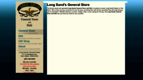 What Longsandsgeneralstore.com website looked like in 2021 (3 years ago)