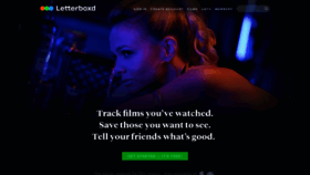 What Letterboxd.com website looked like in 2021 (3 years ago)