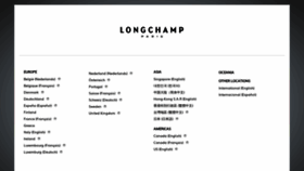 What Longchamp.com website looked like in 2021 (3 years ago)