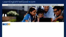 What Learnenglishfeelgood.com website looked like in 2021 (3 years ago)