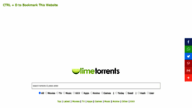 What Limetorrents.cyou website looked like in 2021 (3 years ago)