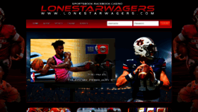 What Lonestarwagers.com website looked like in 2021 (3 years ago)