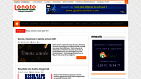 What Lonato-togo.com website looked like in 2021 (3 years ago)