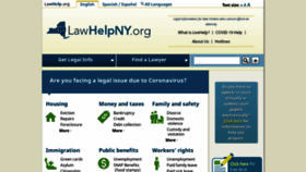 What Lawhelpny.org website looked like in 2021 (3 years ago)