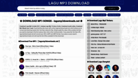 What Lagump3downloads.com website looked like in 2021 (3 years ago)