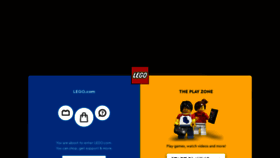 What Lego.com website looked like in 2021 (3 years ago)